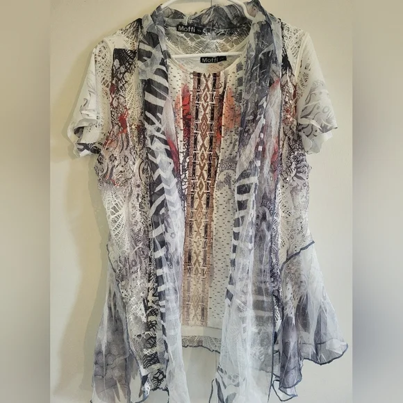 Offi Women's Multicolor Top - Picture 1 of 7